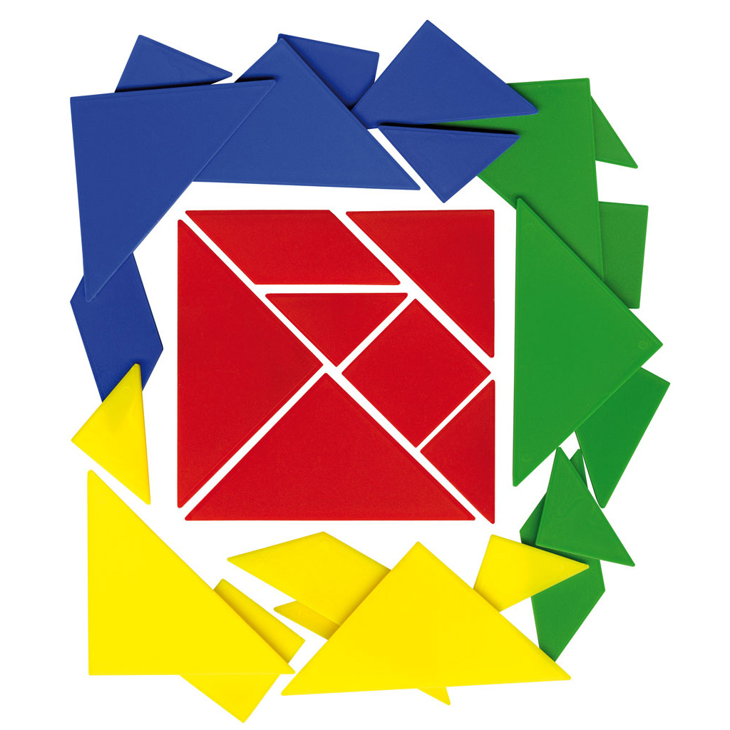 Schüler-Tangram in Kunststoffbox