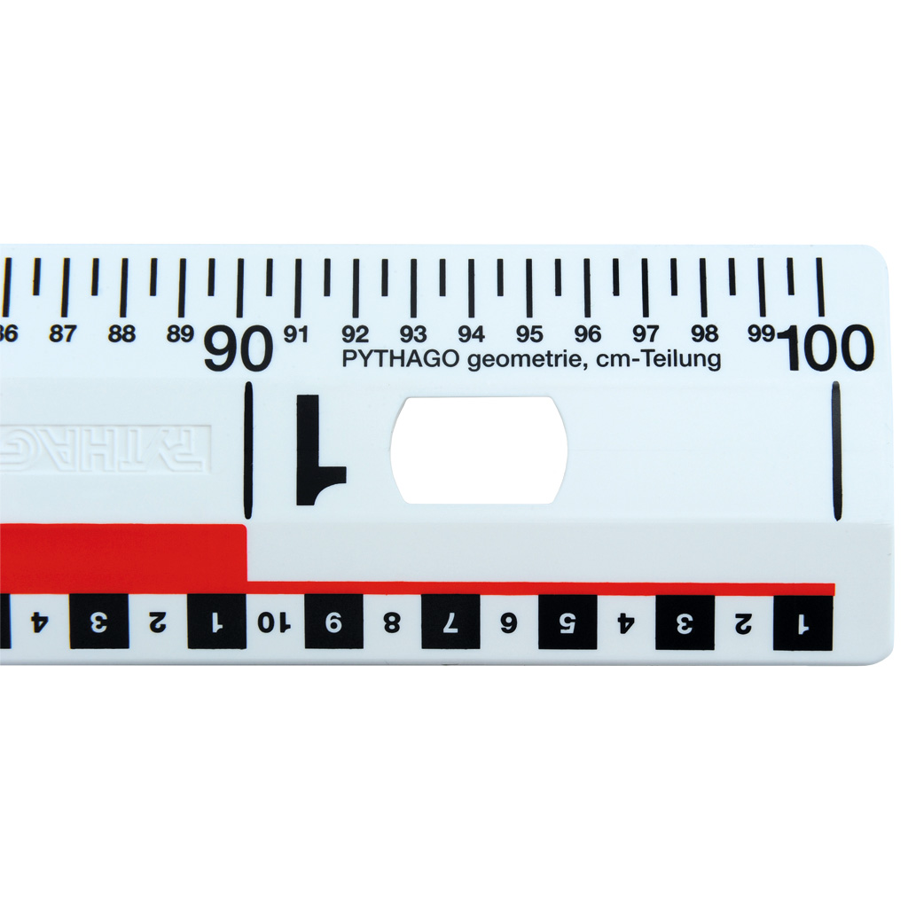 Präzis-Profillineal mit cm- und dm-Teilung, 100 cm