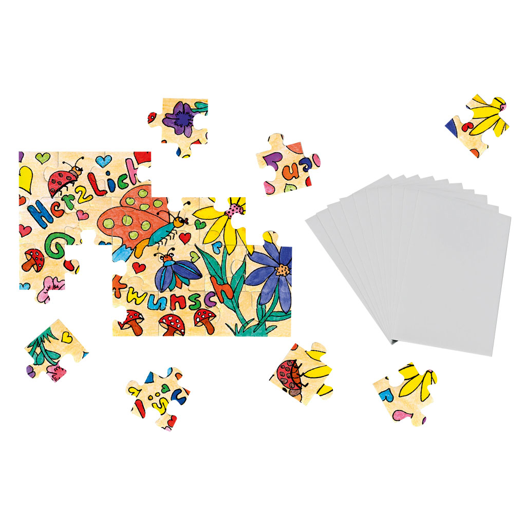 10 Puzzleplatten - groß