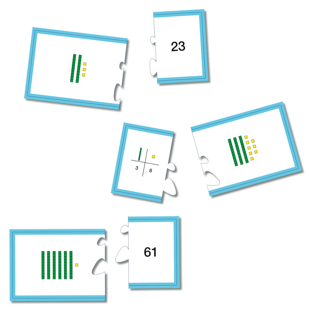 Puzzle – Zahlendarstellung bis 100