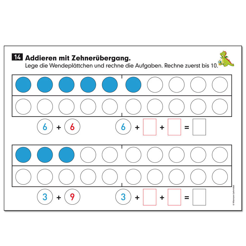 Spiel- und Arbeitsunterlagen „Rechendrache“, Band 2