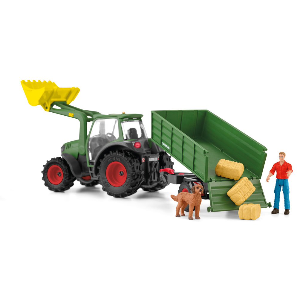 Schleich® Traktor mit Anhänger