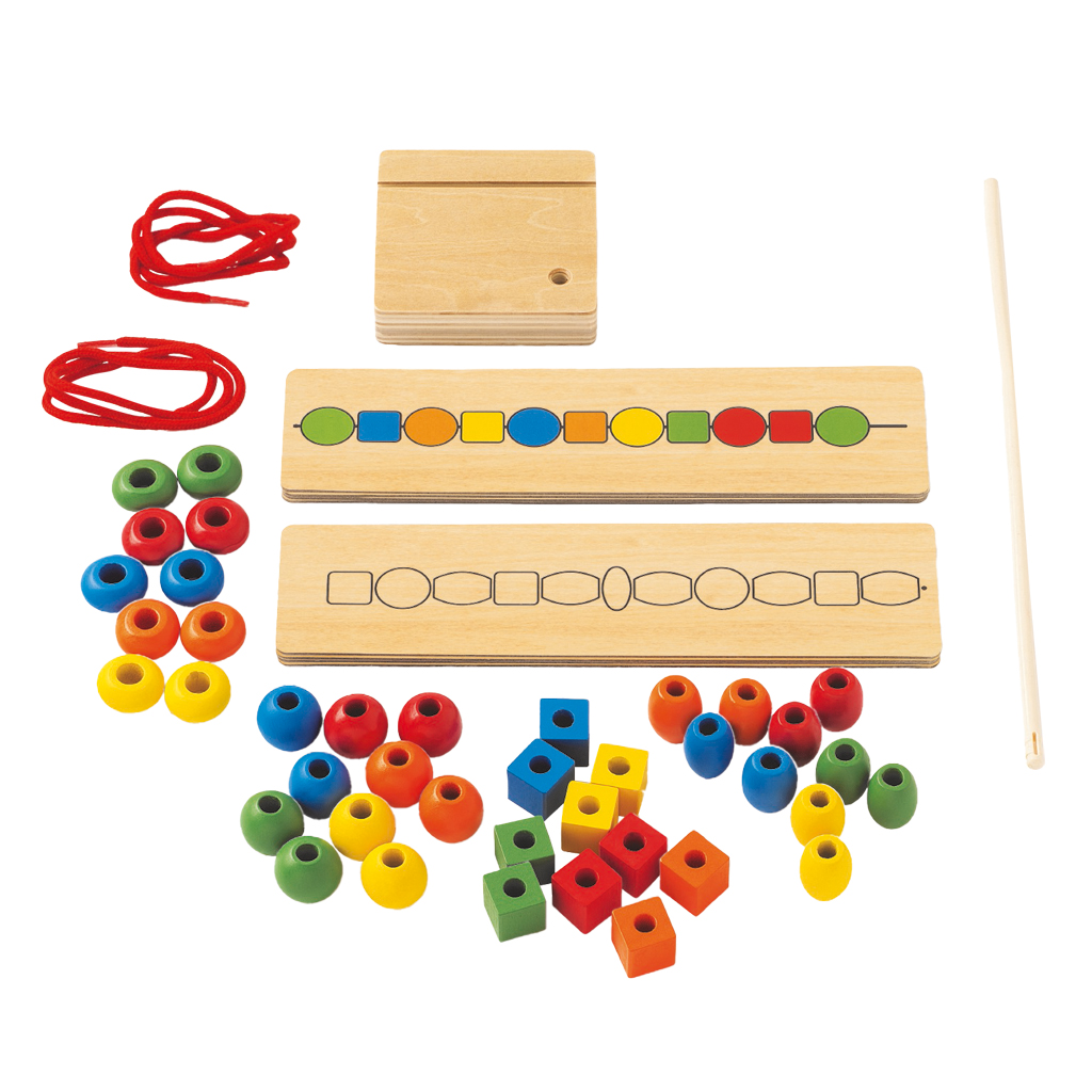 Toys for Life® Sort the beads – Fädelspiel mit Holzperlen