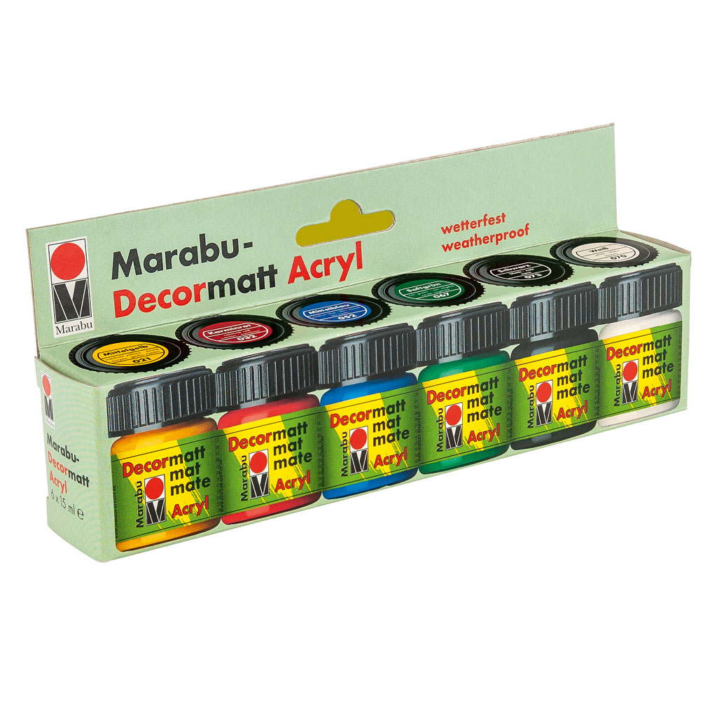 Marabu-Decormatt Grundfarbensortiment