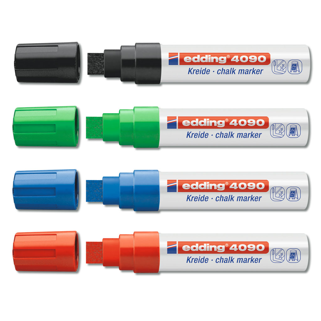 edding® 4090 Kreidemarker 4er-Set