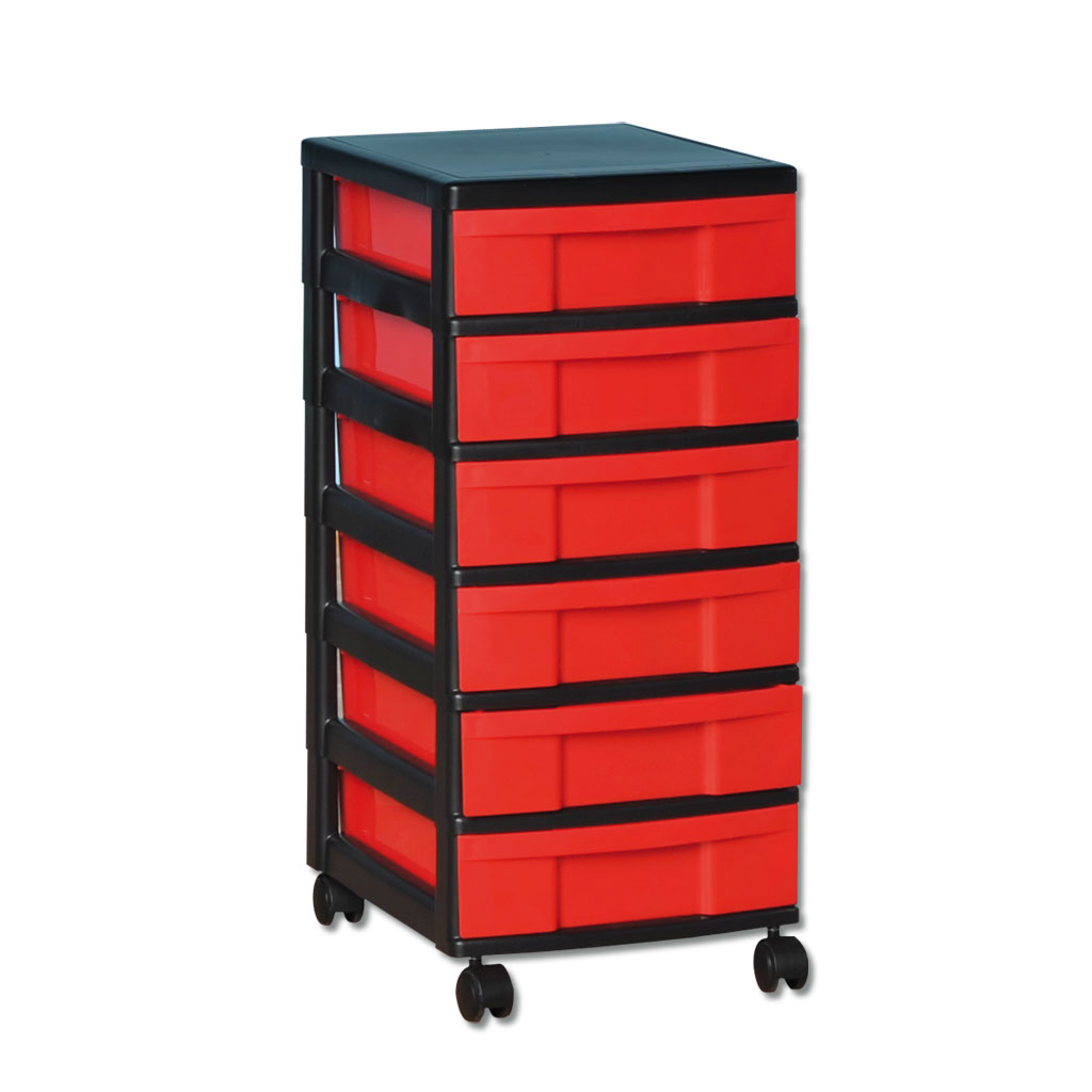 Modulus® Rollcontainer-System mit kleinen Schubladen