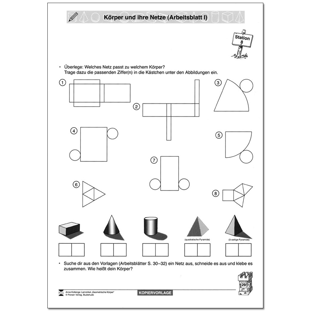 Lernzirkel Geometrische Körper