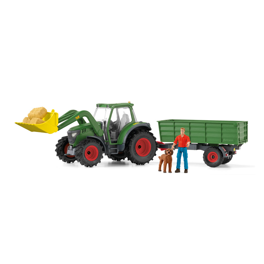 Schleich® Traktor mit Anhänger