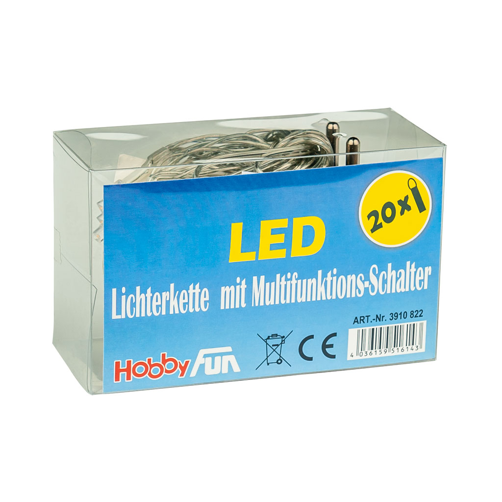 LED-Lichterkette mit 20 Lämpchen