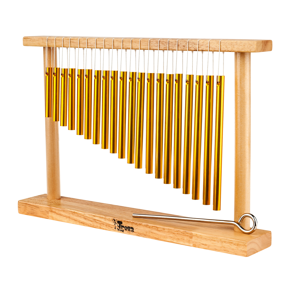 TrellaTon® Bar Chimes mit Holzstativ