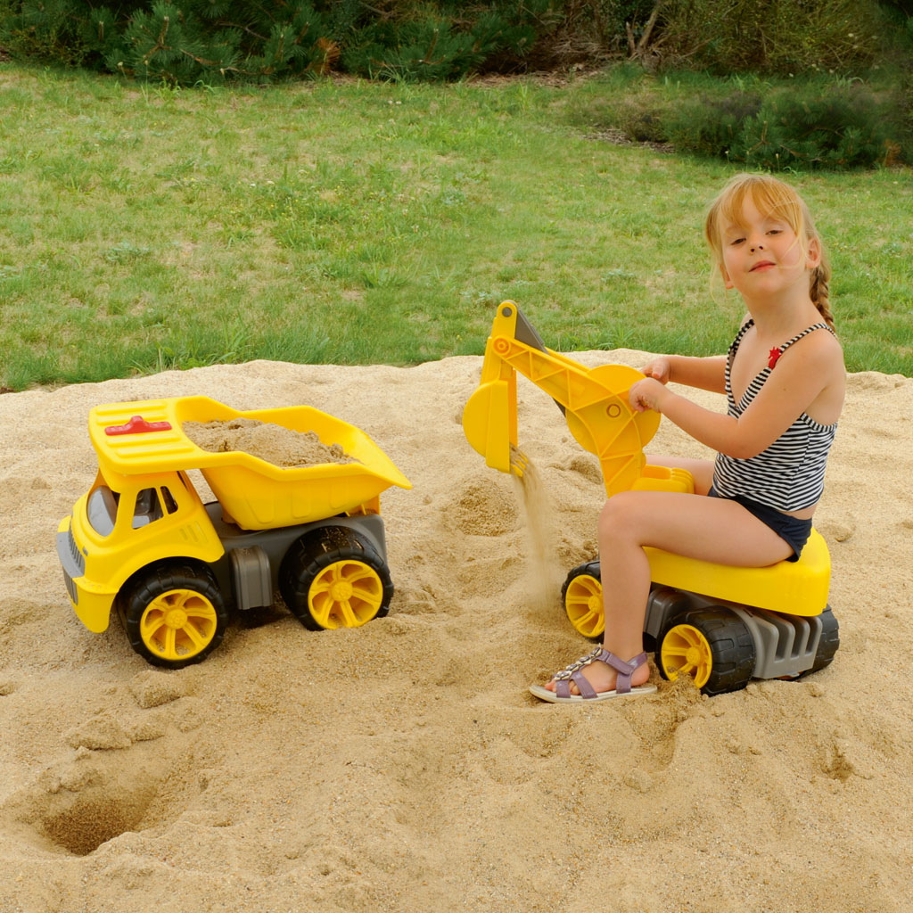 Kindergarten-Set - BIG-Power-WorkerTruck und Maxi-Digger