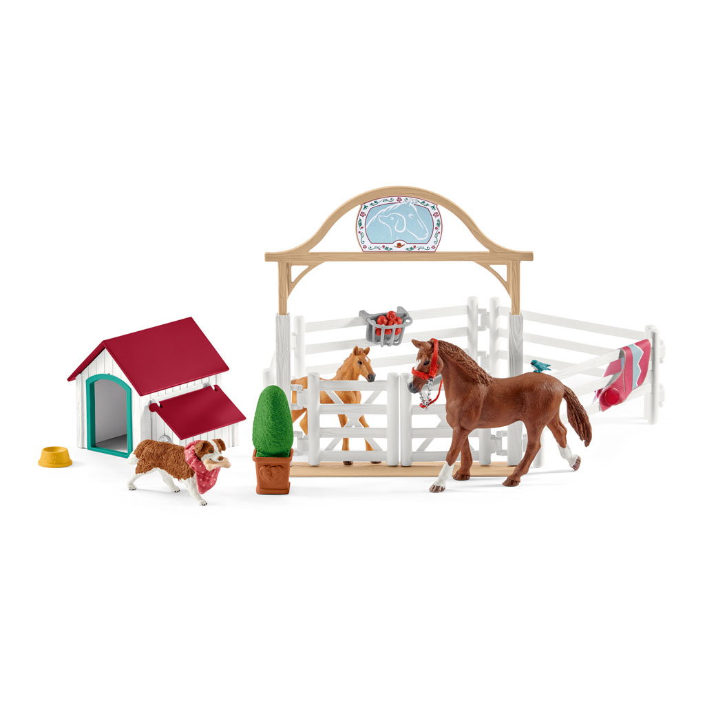 Schleich® Horse Club Hannahs Gastpferde mit Hündin Ruby