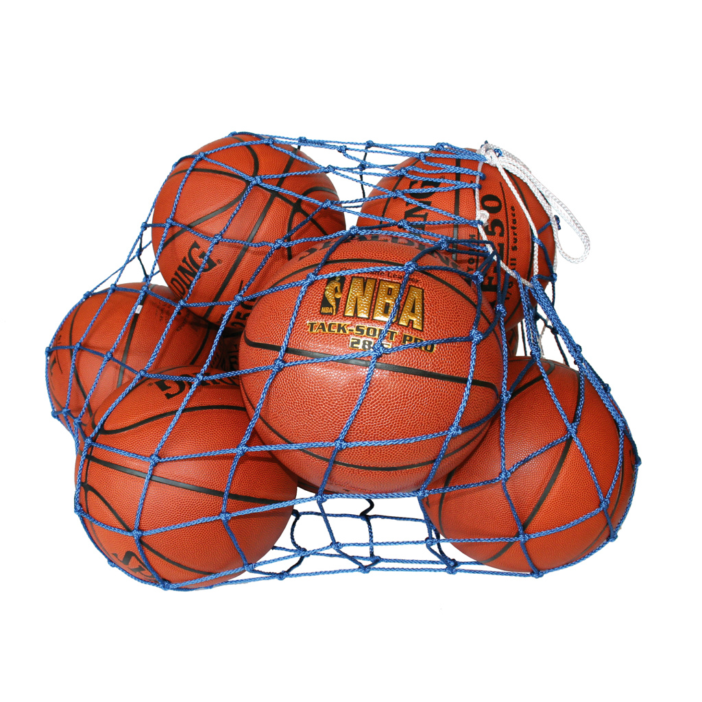 Basketball-Set Kids mit 10 Bällen im Ballnetz