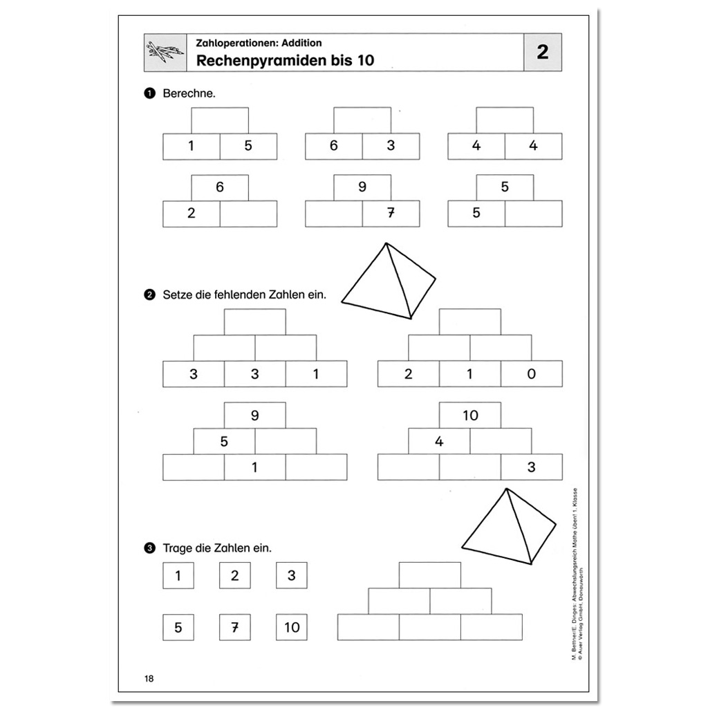 Abwechslungsreich Mathe üben! – Klasse 1