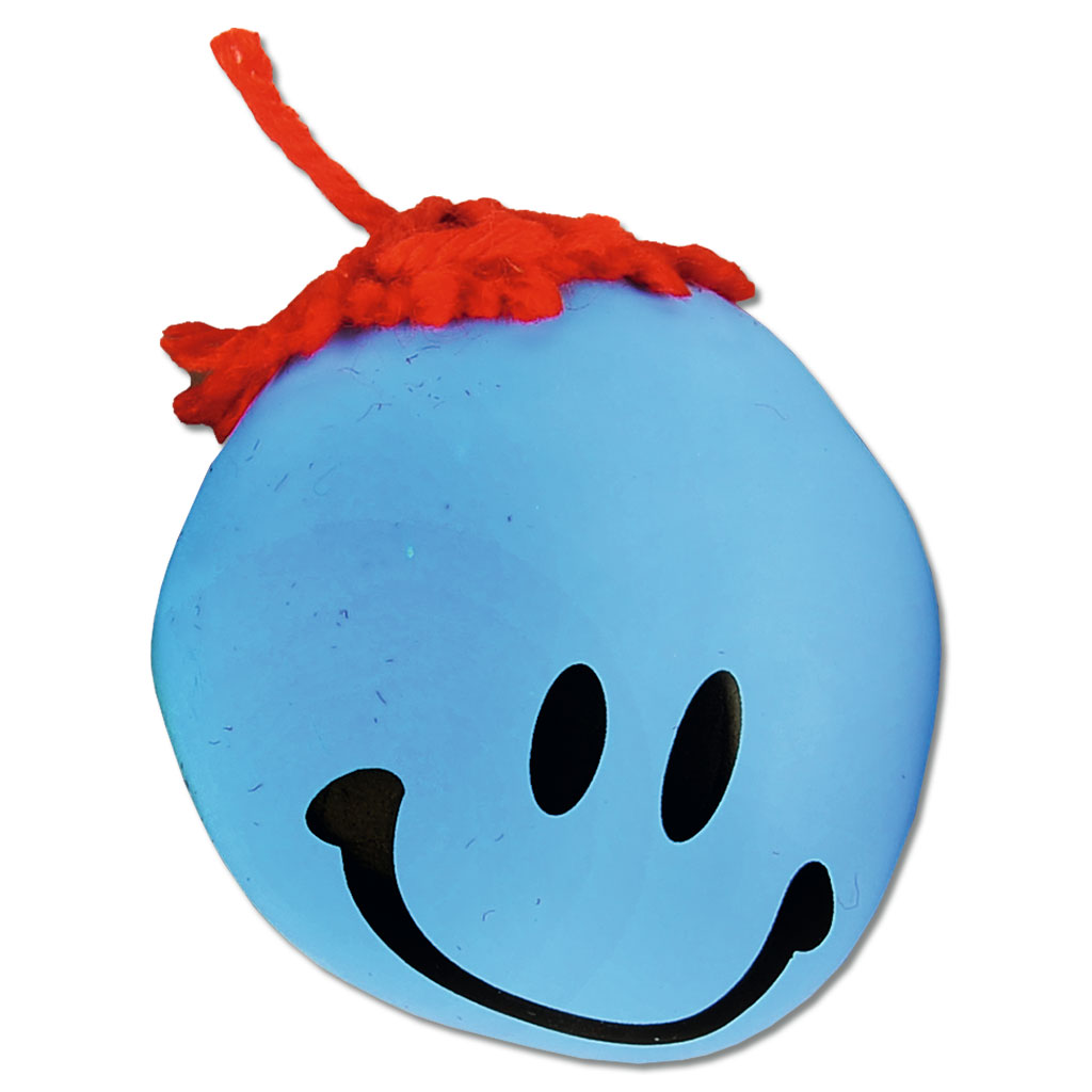 Der blaue Antistress-Ball zum Knautschen