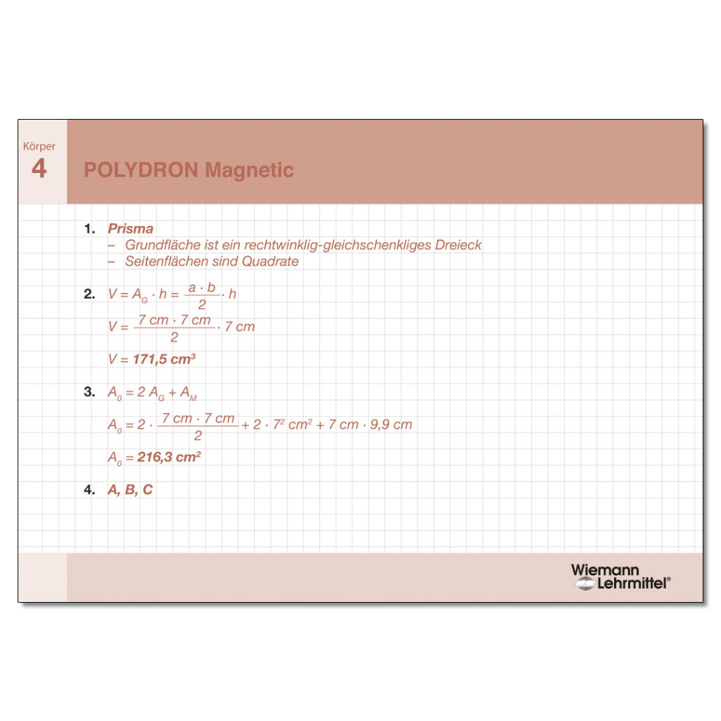 Arbeitskarten - Polydron Magnetic