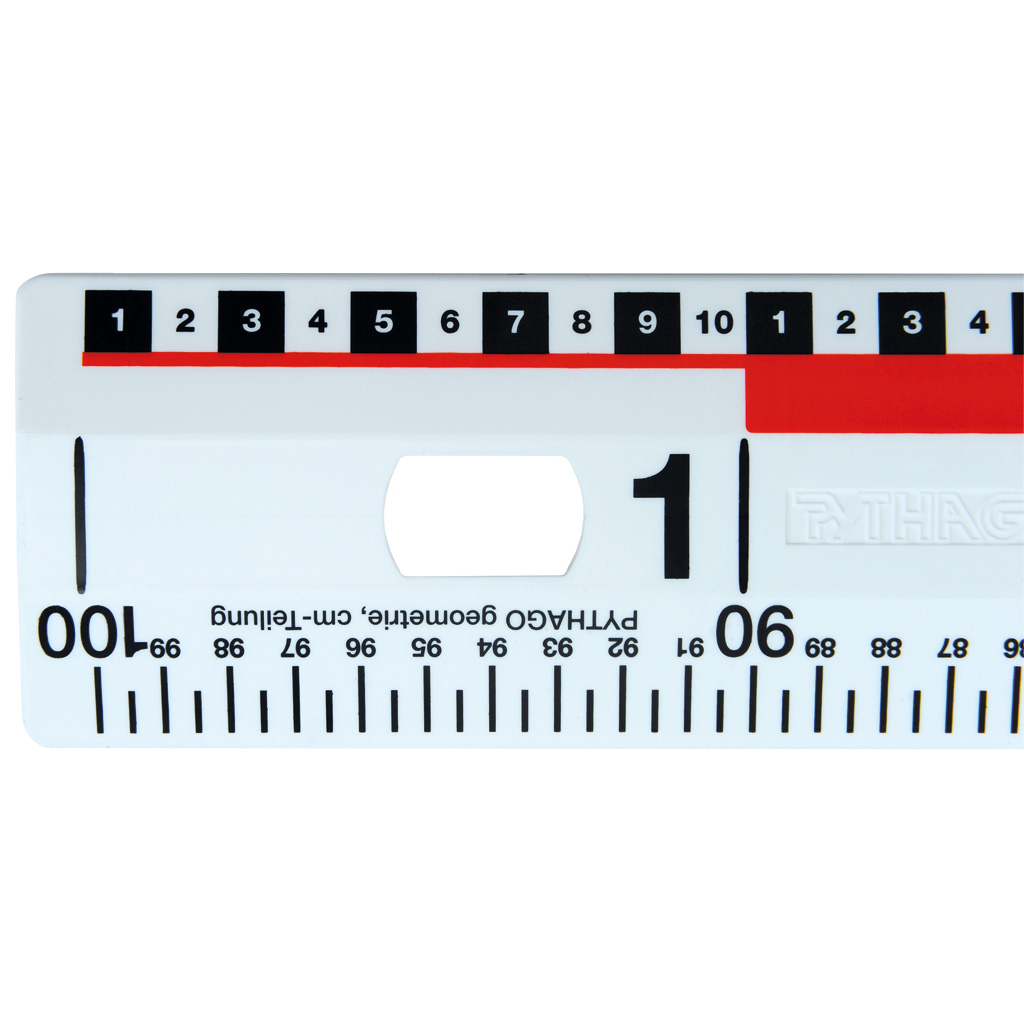 Präzis-Profillineal mit cm- und dm-Teilung, 100 cm