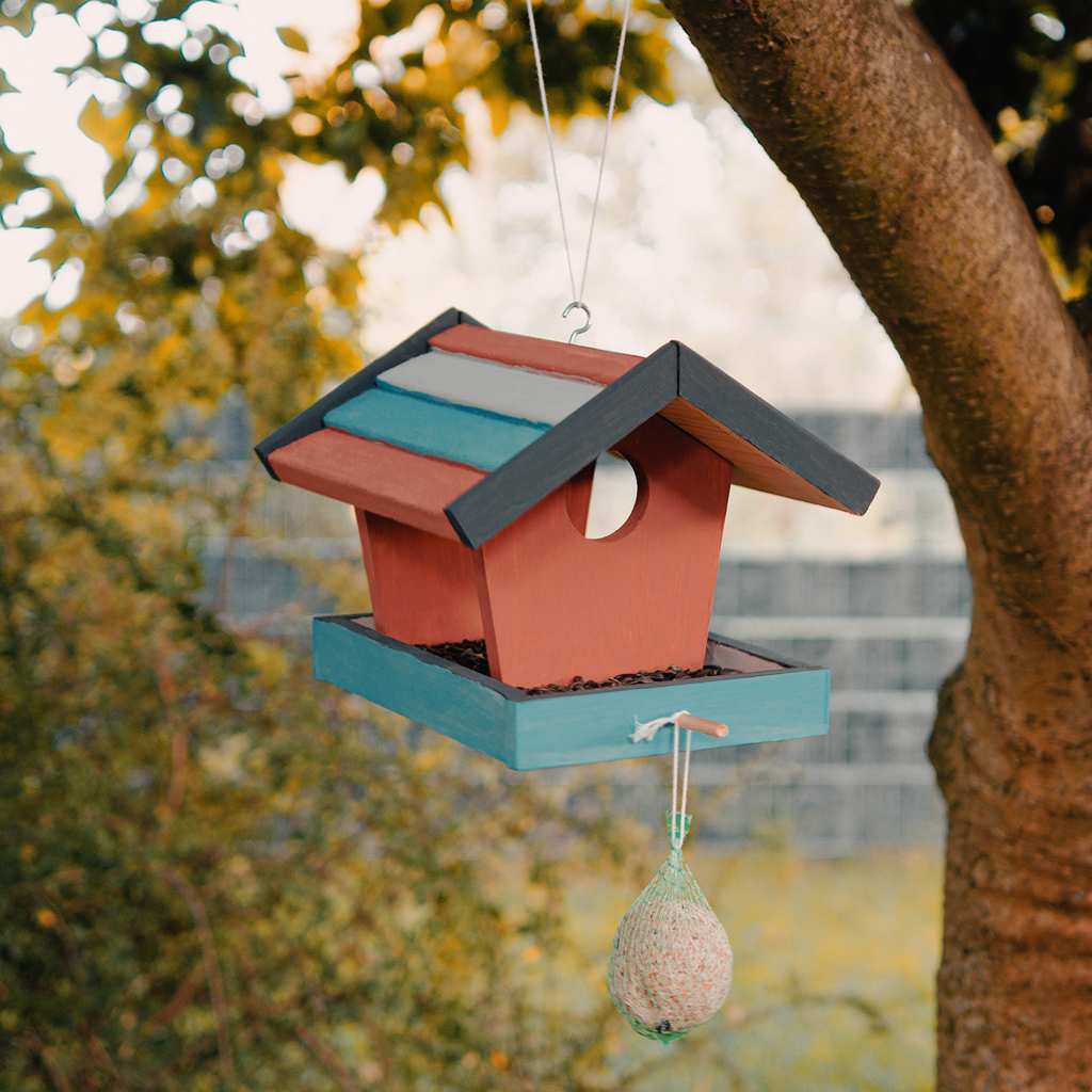 Futterhaus für Vögel – Bausatz für Kinder