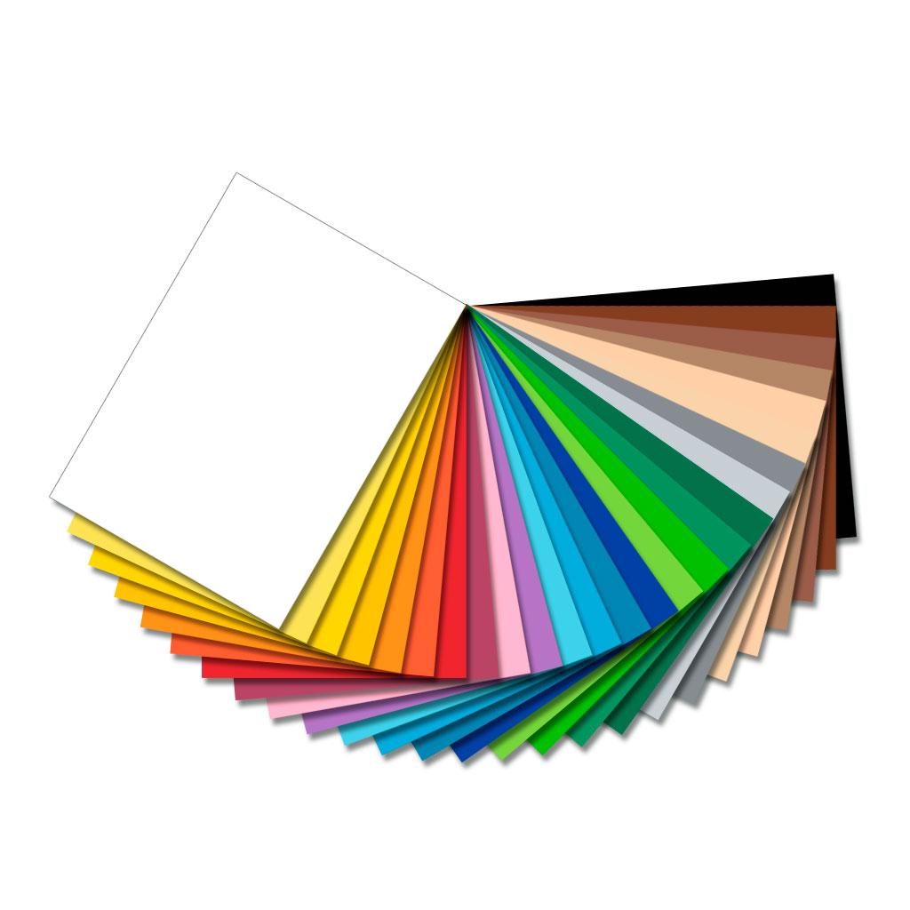 Tonzeichenpapier 130g/m² in verschiedenen Farben