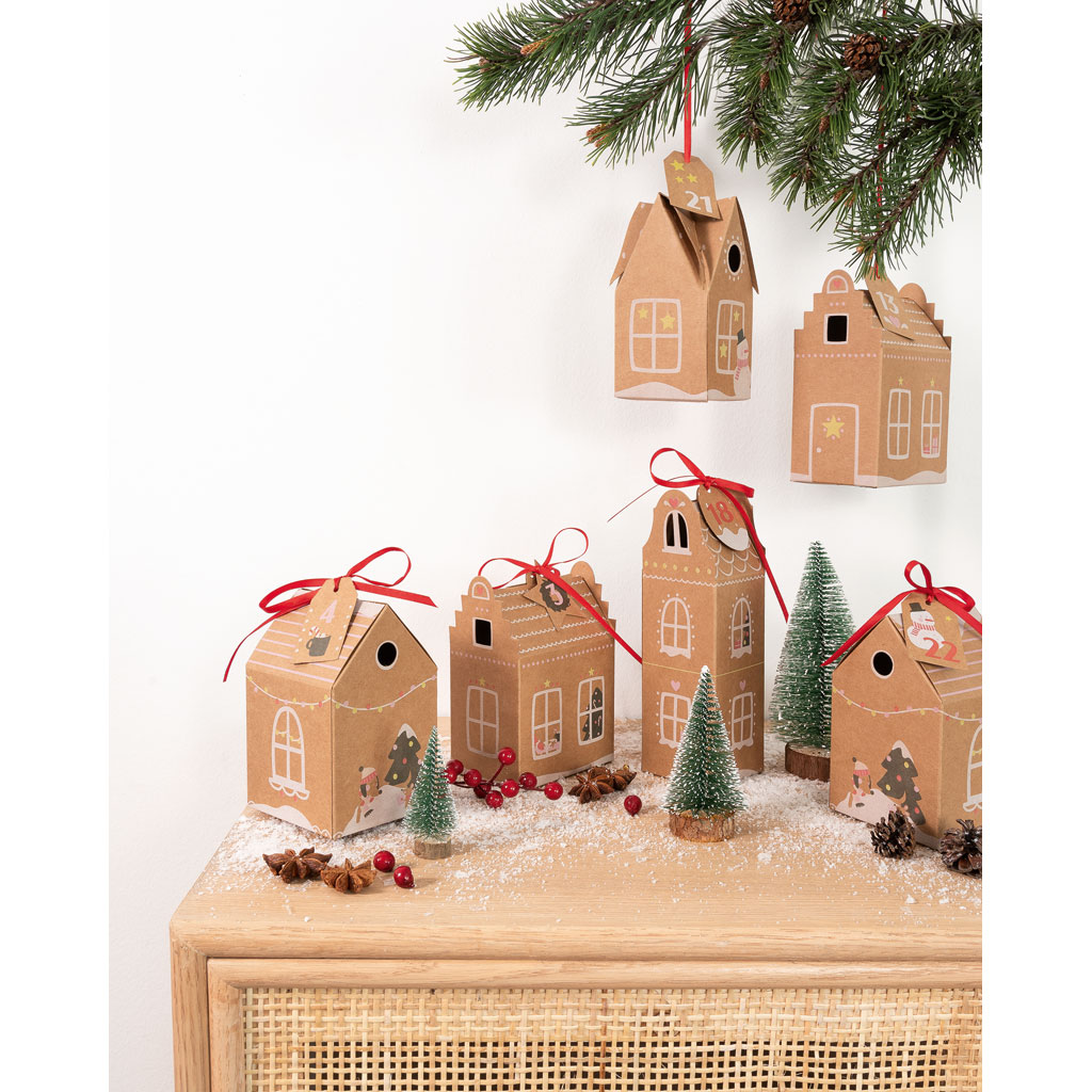 Folia® Adventskalender Hygge Dorf