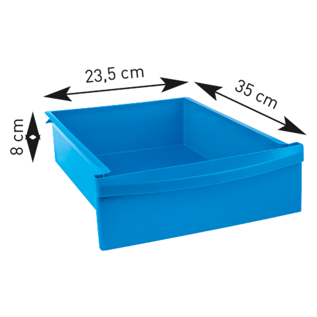 Modulus® Rollcontainer mit 2 kleinen und 2 großen Schubladen