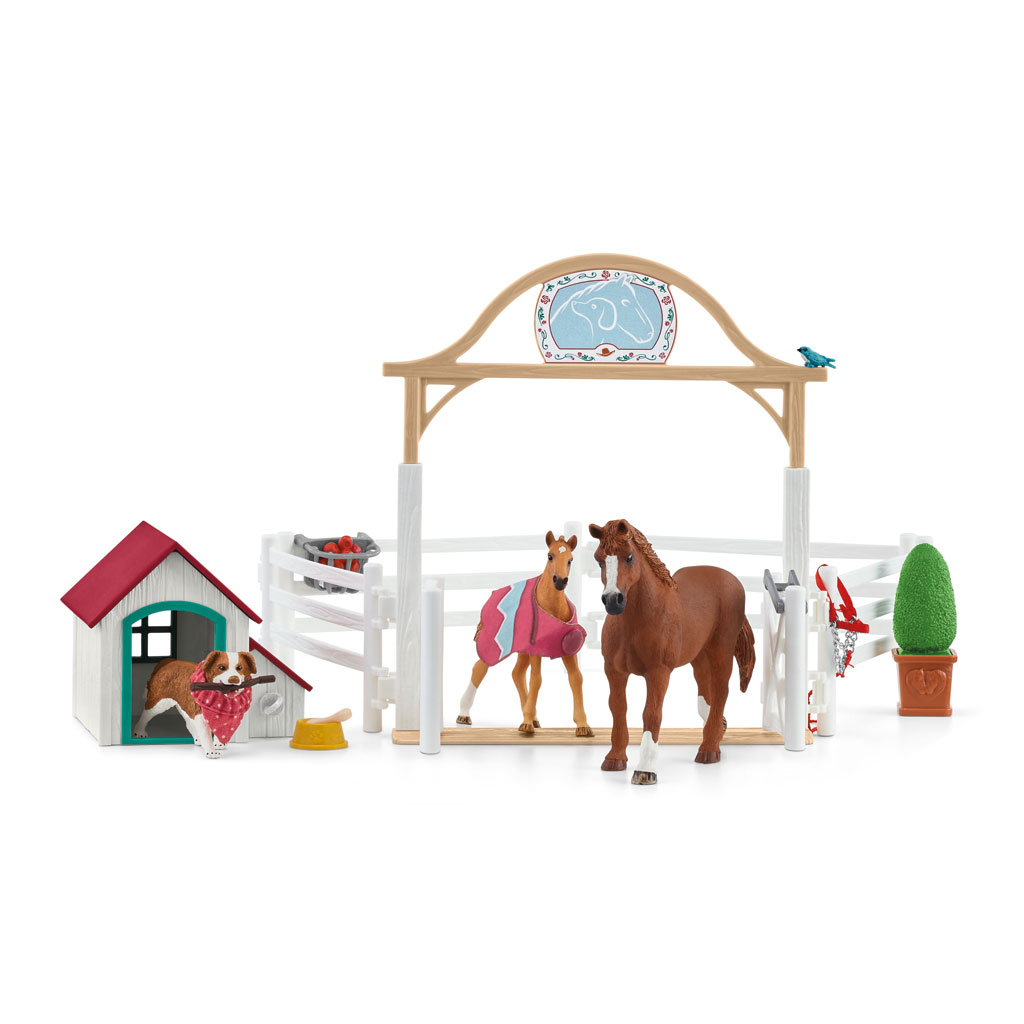 Schleich® Horse Club Hannahs Gastpferde mit Hündin Ruby