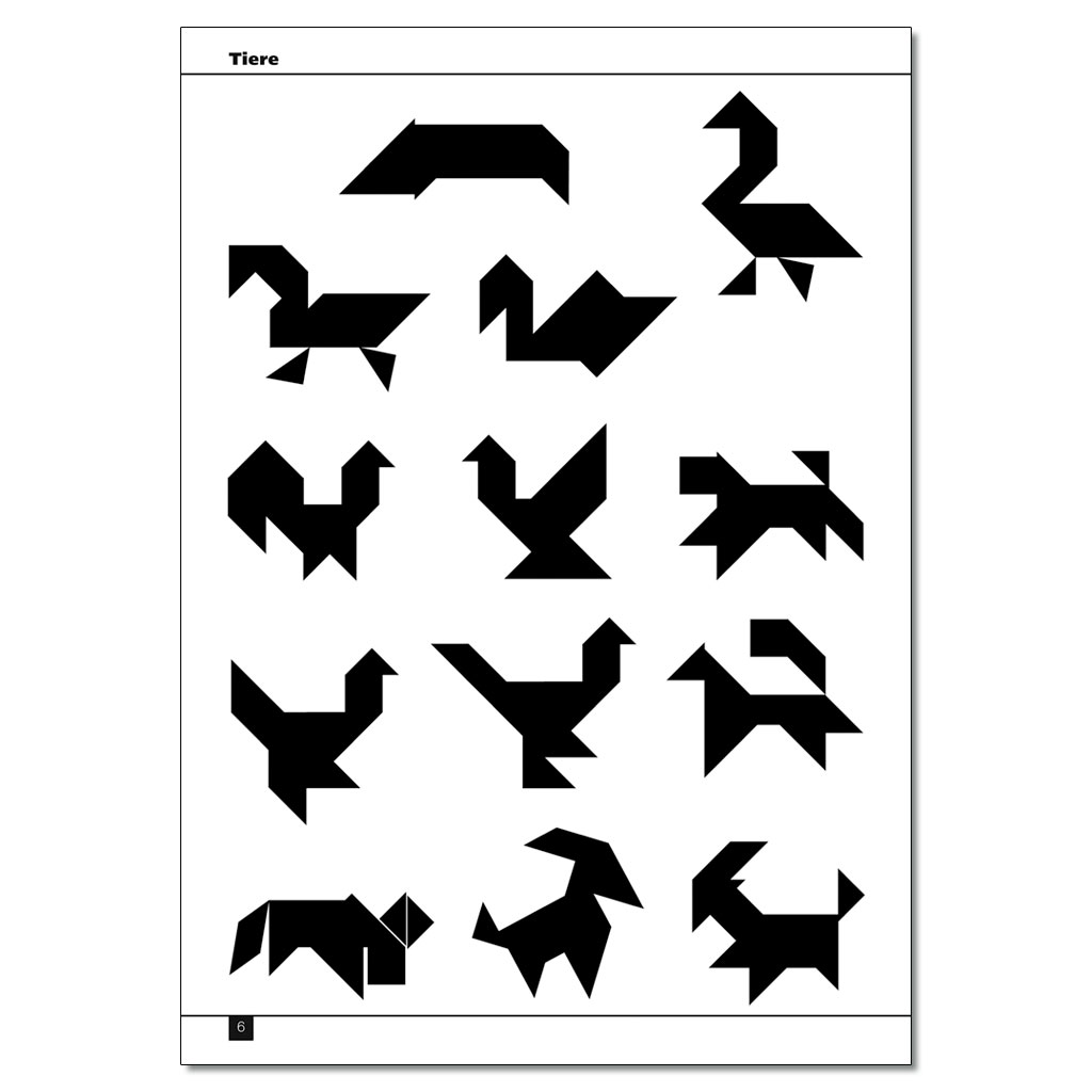 Tangram - Beispielheft für Übungen