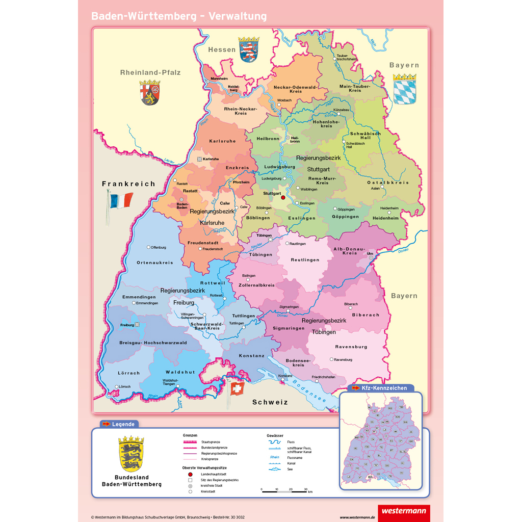 Baden-Württemberg, VS physisch / RS politisch