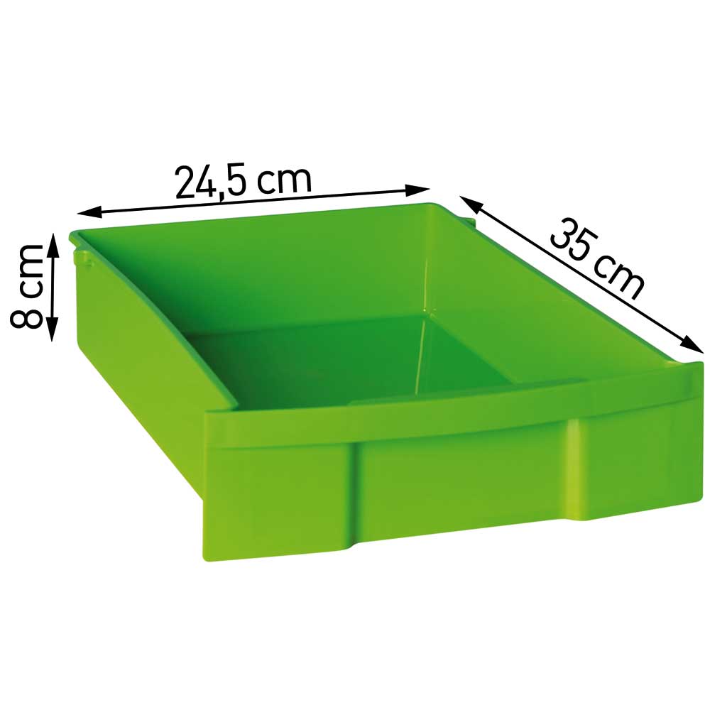 Modulus® Container-System mit je 6 kleinen Schüben übereinander