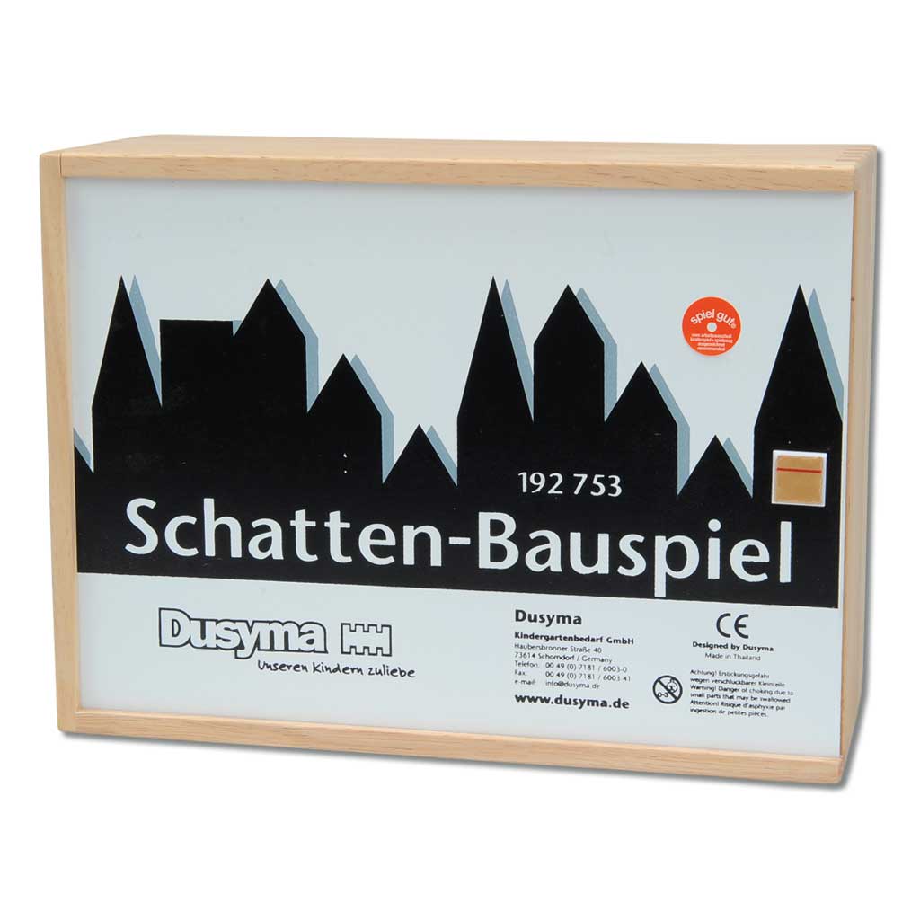 Schatten-Bauspiel aus Rubberwood-Holz