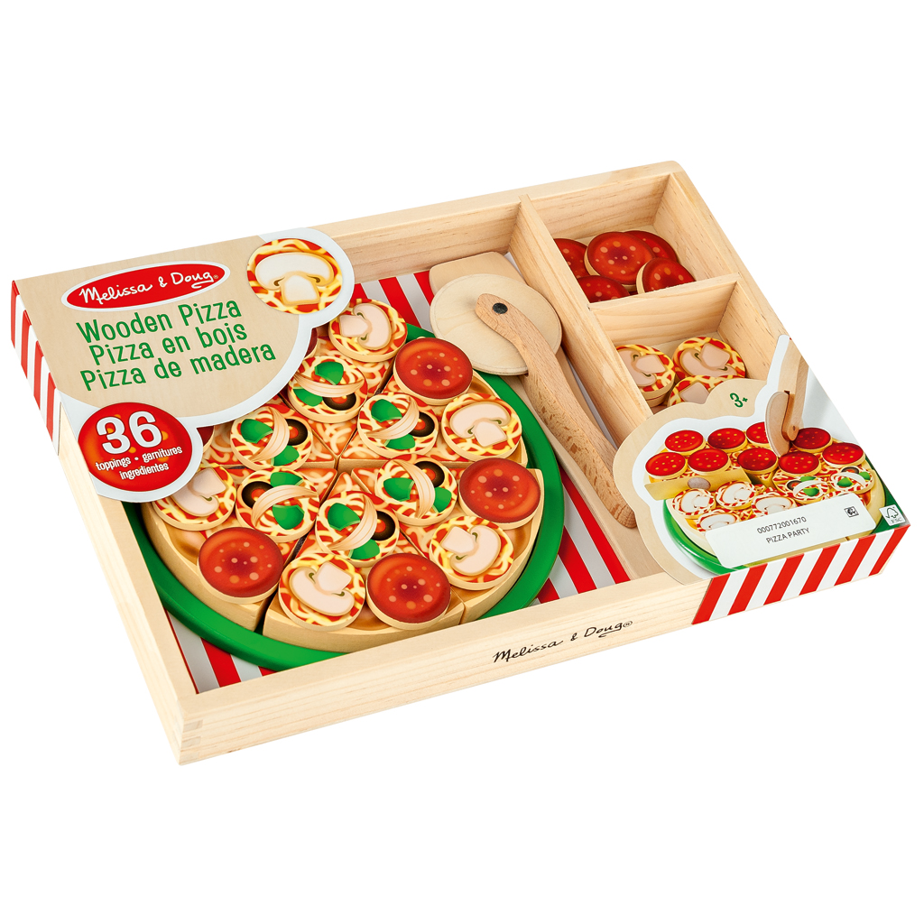 Melissa & Doug Pizza-Set aus Holz