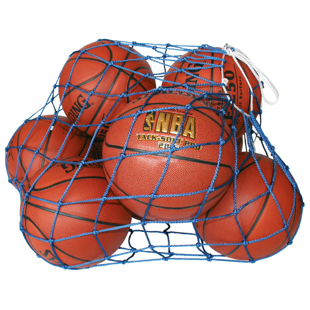 Spalding® Basketball-Set mit 10 Bällen im Ballnetz