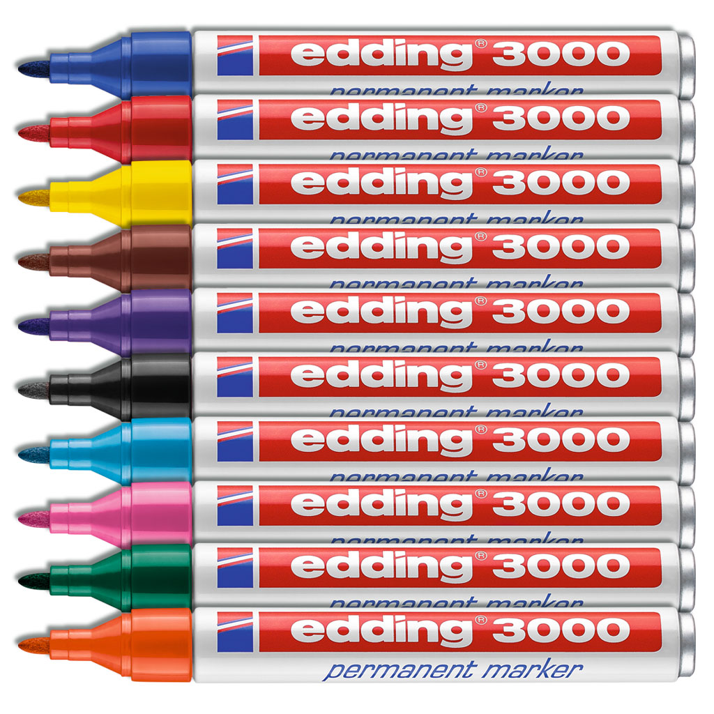 edding®  3000 Permanentmarker 10er-Set