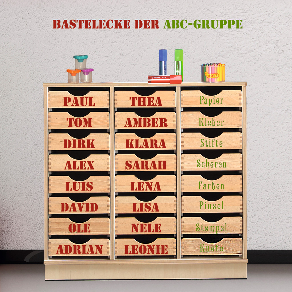 Schablonen - Alphabet Großbuchstaben