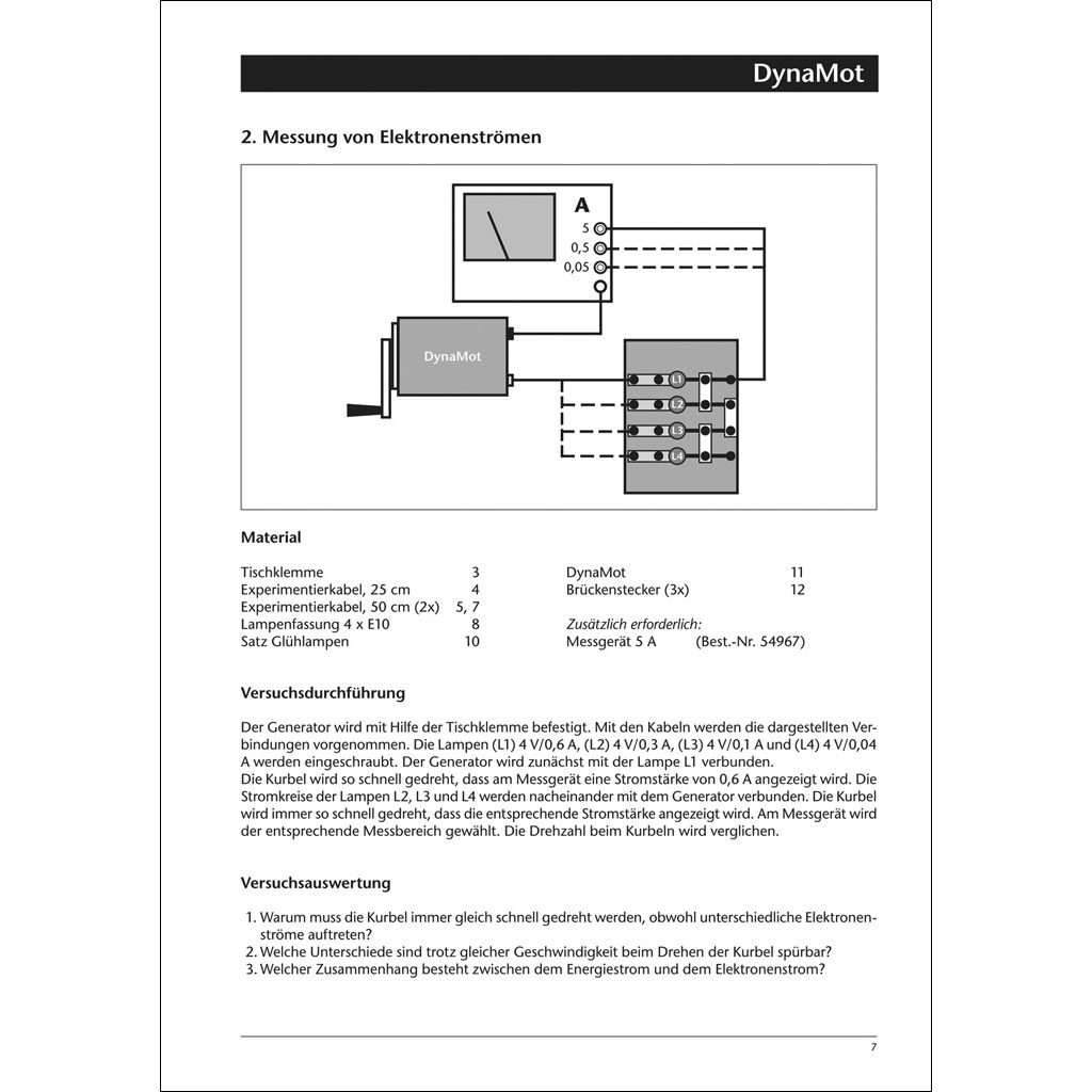 SEG „Elektrik 2: DynaMot“